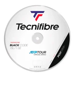 Tecnifibre Bobina Cordaje Black Code 1.32mm 200M Negro