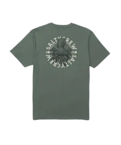 Salty Crew Tentacles laurel wreath camiseta
