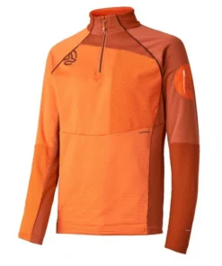 Camiseta Ternua Ragger 1/2 Zip Hombre Autumn Leaf