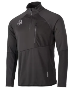 Camiseta Ternua Rakker 2.0 1/2 Zip Hombre Black