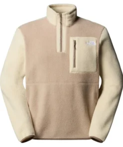 Chaqueta polar The North Face con cremallera de 1/4 Yumiori Hombre Mushroom Grey