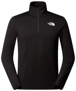 Camiseta The North Face de manga larga con cremallera de 1/4 24/7 Hombre TNF Black