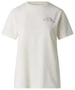 Camiseta The North Face Monte Regular Short Sleeve Tee Graphic Mujer White Dune