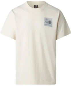 Camiseta The North Face Mountain Escape Relaxed Short Sleeve Tee Graphic Hombre White Dune