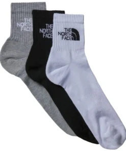 Calcetines The North Face Multi Sport Cush Quarter Sock 3P Black Assorted