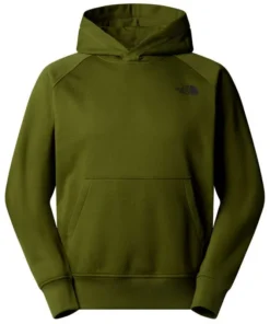 Sudadera con capucha y manga raglán The North Face NSE Box Hombre Woodland Green