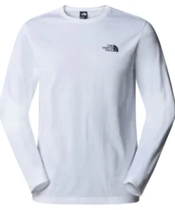Camiseta de manga larga The North Face Simple Dome Hombre TNF White