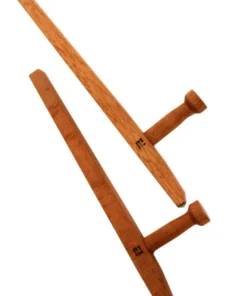 Tonfa Cuadrado Roble Rojo Shureido