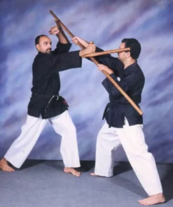 Tonfa Redondo Roble Rojo Shureido