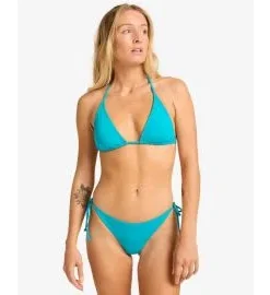 Top de Bikini Triangular Billabong Sol Searcher Multi Blue Lagoon