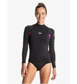 Top de neopreno Roxy Syncro 1mm Negro LS