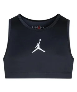 Top Niña Jordan Solid Bra Negro