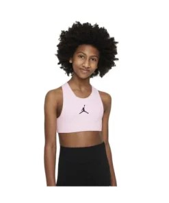 Top Niña Jordan Solid Bra Rosa