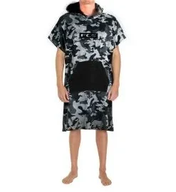 Poncho para Surf FCS Junior Towel Grey Camo/Black