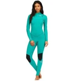 Traje de Surf con cremallera en el pecho Billabong Synergy 5/4mm Island Green