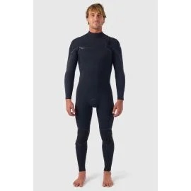 Neopreno O’Neill Hyperfreak Fire 4/3+ Chest Zip Full Negro-Negro