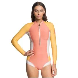 Traje de Surf de Primavera con Manga Larga y Cremallera Frontal Roxy 1 mm POP Surf