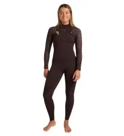 Neopreno Roxy Elite 3/2mm Chest Zip Coconut Shell