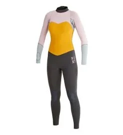 Traje de Surf con cremallera en la espalda Roxy XY 3/2MM Rosa