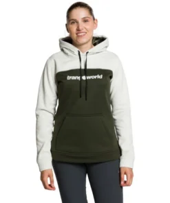 Sudadera Trangoworld Poppi V02 Mujer Deep Depths/Liliy White