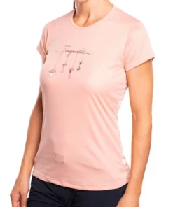 Camiseta TrangoWorld Zalabi Mujer Rosa Cloud