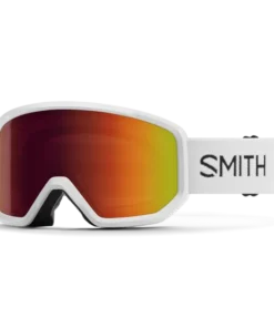 Smith Transfer white red sol-x mirror gafas de snowboard