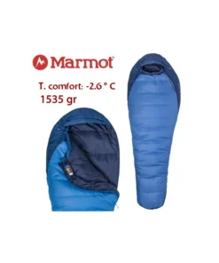 trestles elite eco 15 (clear blue/classic blue) – saco sintético – marmot