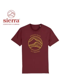 T-shirt Man Conscious (Burgundy) – Camiseta manga corta – Sierra