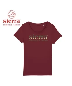 T-shirt Woman Sierra (Burgundy) – Camiseta manga corta – Sierra
