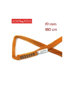 tubular 19 mm – anillo cosido de cinta plana 19 mm (180 cm ) – edelweiss