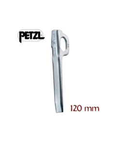 u (120mm) – pitón forjado de acero blando – petzl