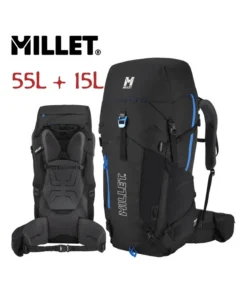 Ubic 55 + 15L (E-Black) – Mochila polivalente – Millet