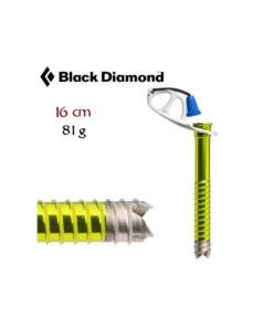 Ultra light ice screw 16cm de Black Diamond