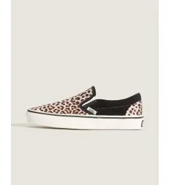 Zapatillas Vans Classic Slip-On Negro-Leopardo
