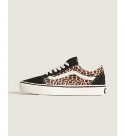 Zapatillas Vans Old Skool Negro-Leopardo