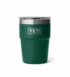 Vaso Térmico Apilable Yeti Rambler 16oz Stackable Cup MagSlider (473ml) Black Forest Green