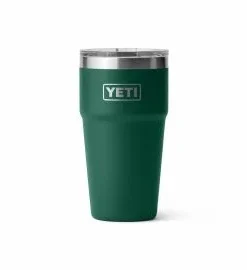 Vaso Térmico Apilable Yeti Rambler 20oz Stackable Cup MagSlider (591ml) Black Forest Green