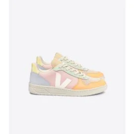 Zapatillas Veja V-10 Leather Petale White Multico