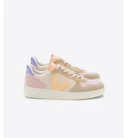 Zapatillas Veja V-10 Suede Multico Peach