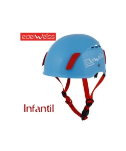 vertige junior – casco infantil (azul) – edeweiss