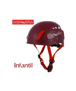 vertige junior – casco infantil (burgundy) – edelweiss