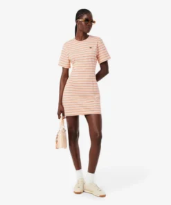 Vestido Lacoste Camisero De Algodón Para Mujer