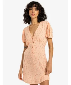 Vestido Mini Billabong Retro Mood Para Mujer