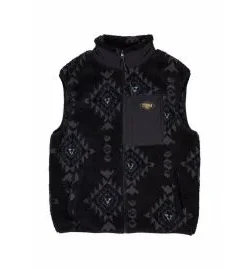 Chaleco Polar Vissla Hector Sleeveless Negro
