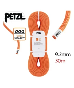 Volta 9,2mm 30m (Naranja) – Cuerda triple homologacion para escalada alto nivel y alpinismo – Petzl