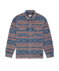 Vissla West Coast Overshirt terracotta sobre-camisa