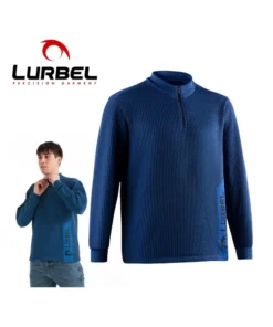 Wave pullover (Azul Royal/Negro) – sudadera con cierre de cremallera en el cuello – Lurbel