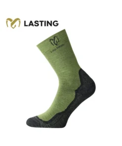 WHI 608 (Verde) – Calcetines super finos de Lana Merina – Lasting