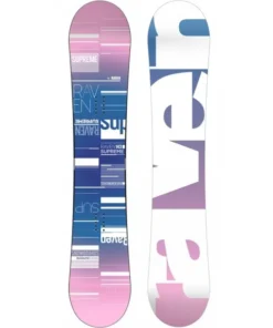 Raven Supreme white tabla de snowboard de mujer