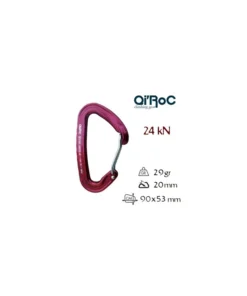 Wifi Rojo – Mosquetón ultraligero gatillo alambre – Qi’Roc